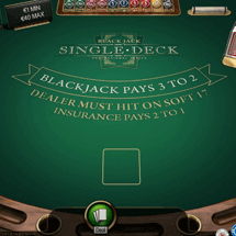 Blackjack Single Deck