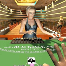 Virtual reality Blackjack